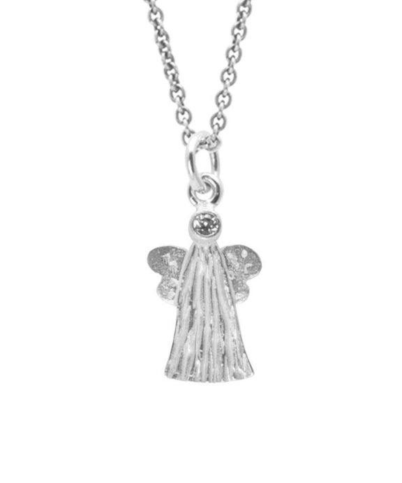 HEIRING SKYTSENGEL VEDHÆNG LUKKET I SØLV - 51-5-72RH