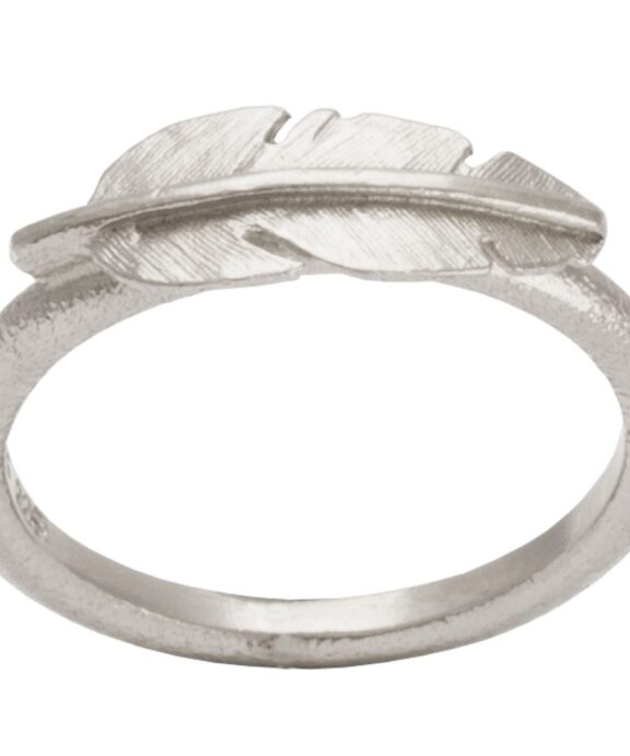 HEIRING FJERRING MINI SØLV RHODINERET