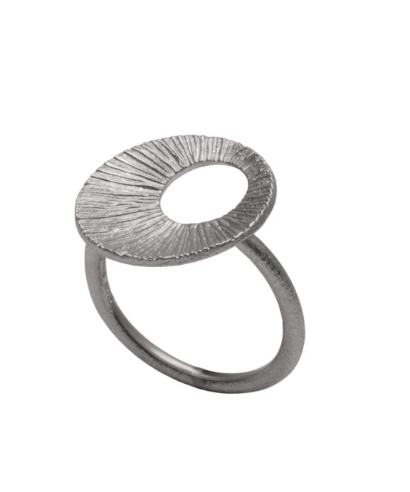 HEIRING RING DREAM CATCHER CLOSED SØLV OXYDERET