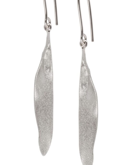 HEIRING GRASS LILLE BØJLE SØLV RHODINERET