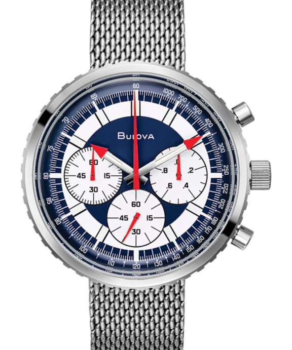 BULOVA GENT CHRONEGRAF BLUE DIAL - 96K101