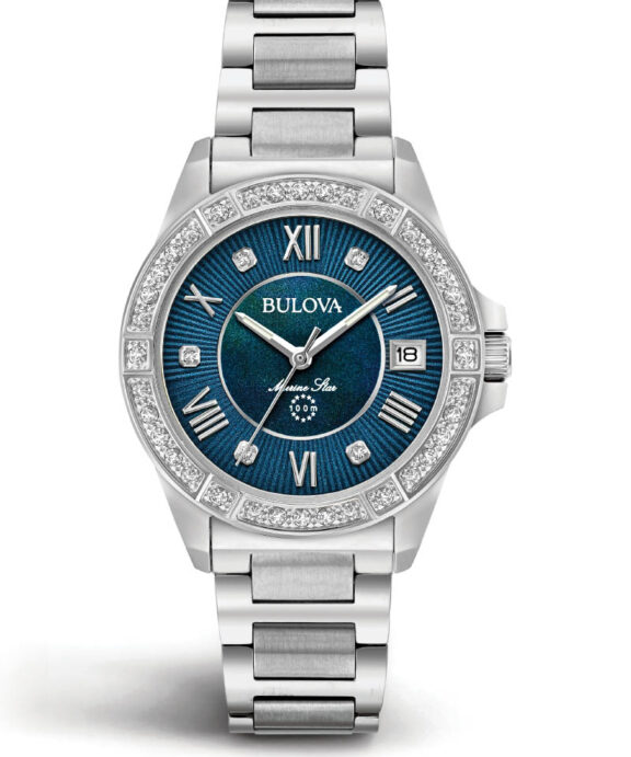 BULOVA MARINA STAR LADIES MED DIAMANTER - 96R215