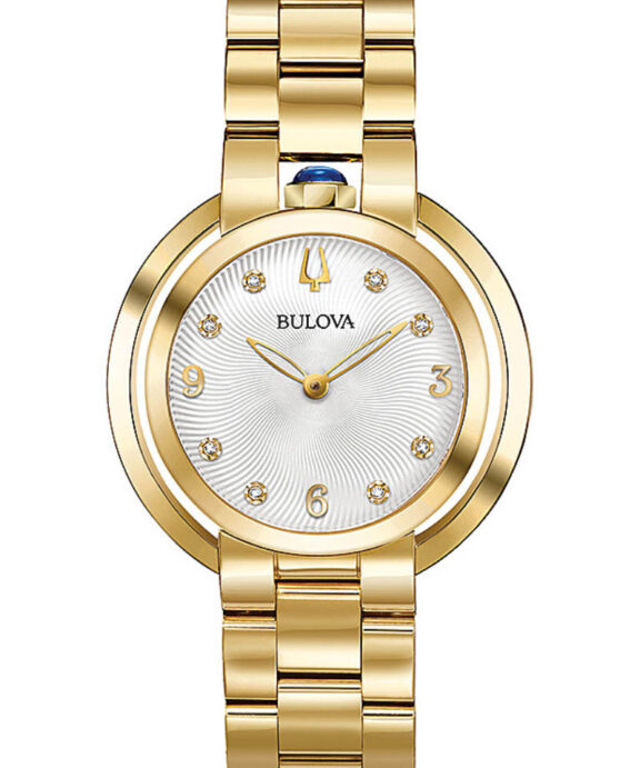 BULOVA RUBAIYAT UR DAME GULD FARVET 35 MM - 97P125