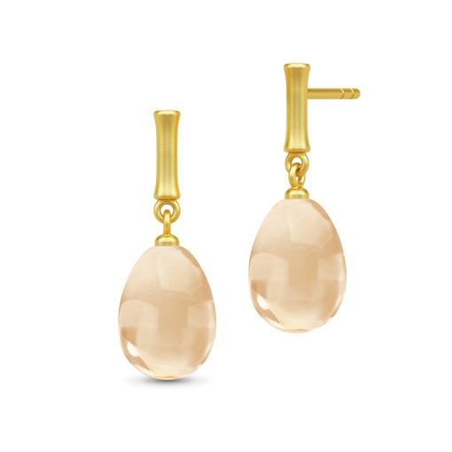 JULIE SANDLAU BAMBOO WISDOM EARSTUD FORGYLDT SØLV - ST195GDCHCZ
