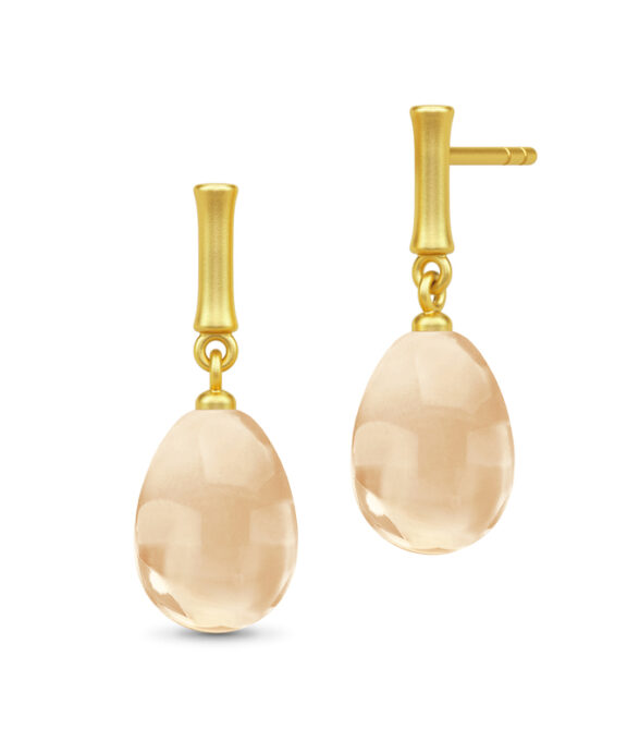 JULIE SANDLAU BAMBOO WISDOM EARSTUD FORGYLDT SØLV - ST195GDCHCZ