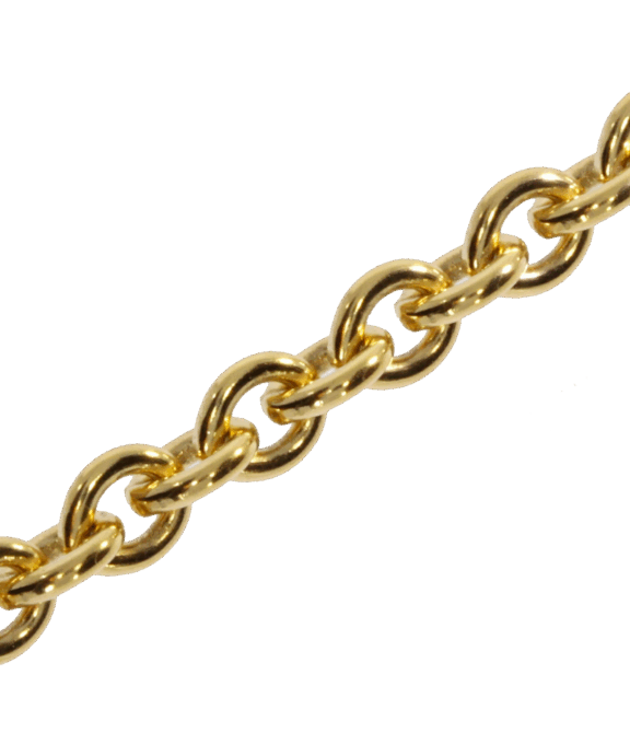 HEIRING RUND ANKER SØLV FORGYLDT TRÅD 0,40 70 CM