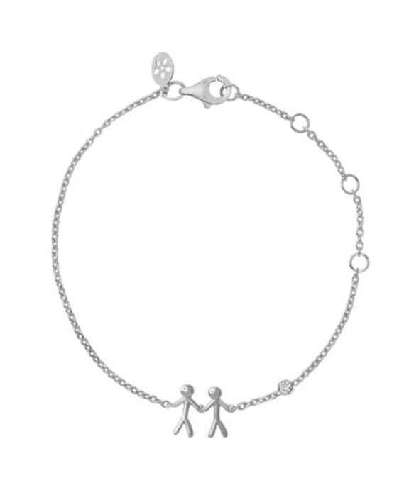 BYBIEHL TOGETHER MY LOVE 2 ARMBÅND SØLV - 2-2002A-R