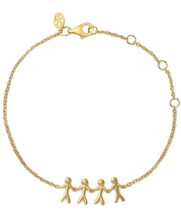 BYBIEHL TOGETHER FAMILY ARMBÅND FORGYLDT SØLV - 2-2004-GP