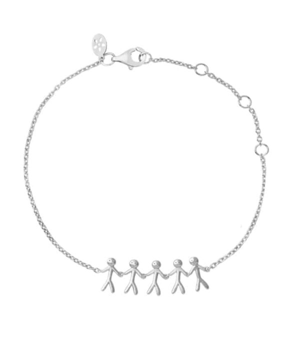 BYBIEHL TOGETHER FAMILY SØLV ARMBÅND MED 5 - 2-2005-R