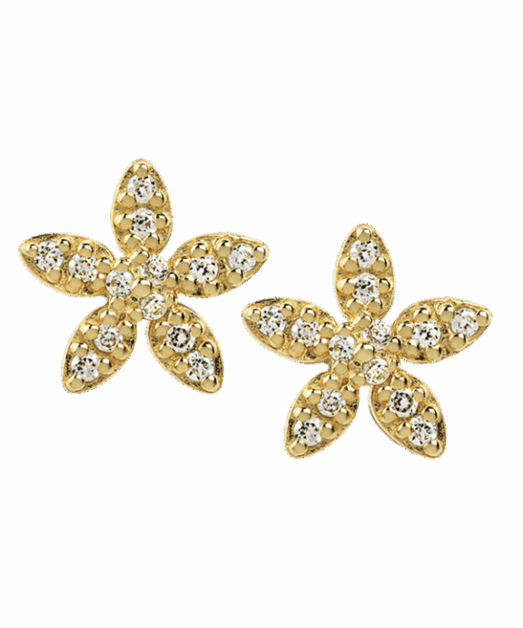 BYBIEHL FORGET ME NOT SPARKLE ØRESMYKKE SØLV FORGYLDT