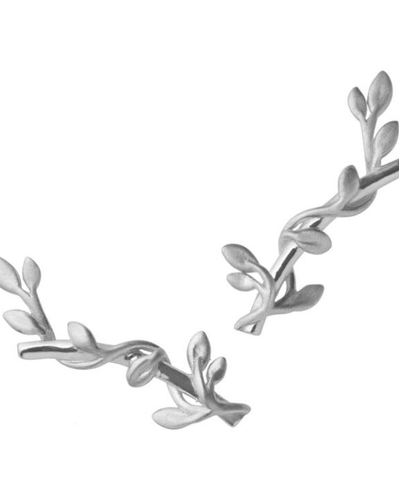 BYBIEHL JUNGLE IVY ØRESTIK SØLV