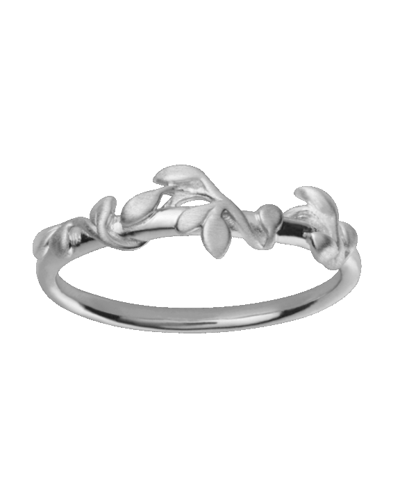 BYBIEHL JUNGLE IVY RING SILVER