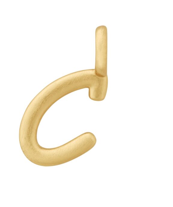 BYBIEHL LOVE LETTER VEDHÆNG SØLV FORGYLDT C