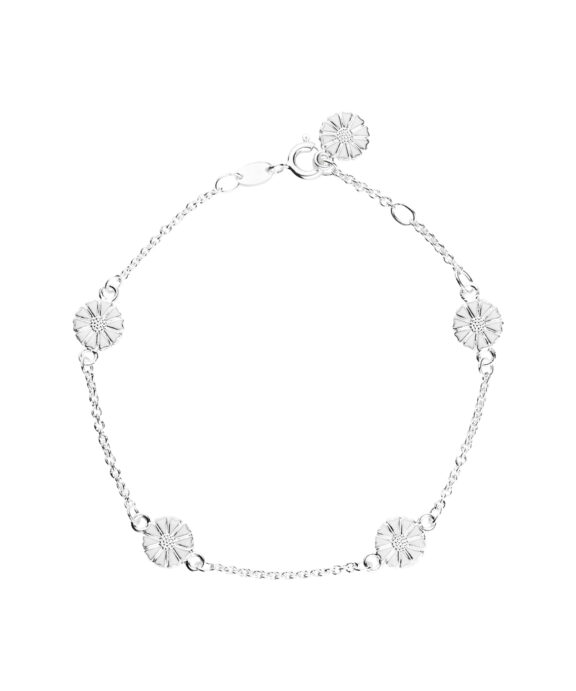 LUND COPENHAGEN MARGUERIT SØLV ARMBÅND 5X7,5 MM - 90107018-5-H