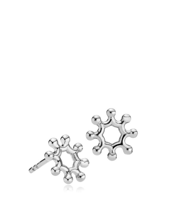 IZABEL CAMILLE EARRING SMALL SHINY SILVER