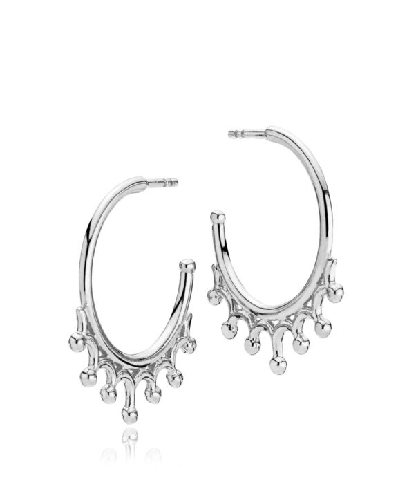 IZABEL CAMILLE EARRING CREOLE SILVER