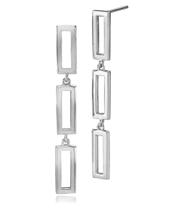 IZABEL CAMILLE EARRING SILVER-TIME SQUARE