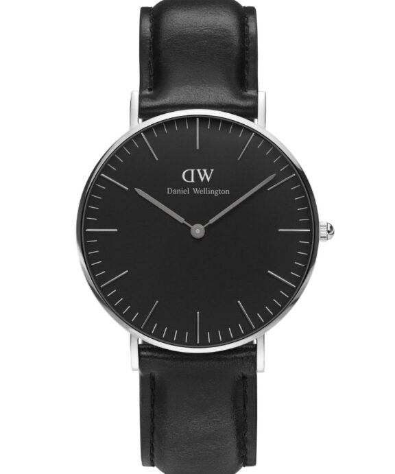 DANIEL WELLINGTON CLASSIC BLACK SHEFFIELD STÅL 36 MM - DW00100145
