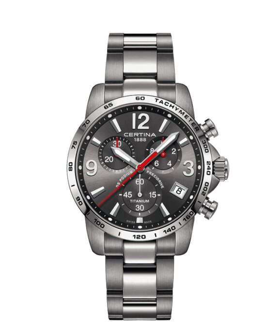 CERTINA DS PODIUM HERRE TITAN CHRONOGRAF MED LÆNKE