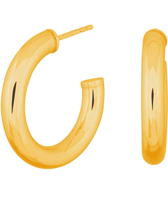 FORGYLDT SØLV CREOL 30MM