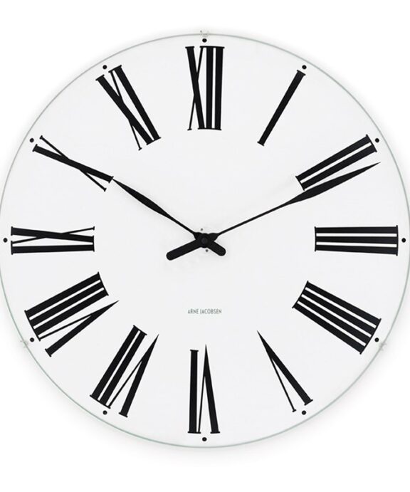 ARNE JACOBSEN ROMAN VÆG-UR Ø21CM