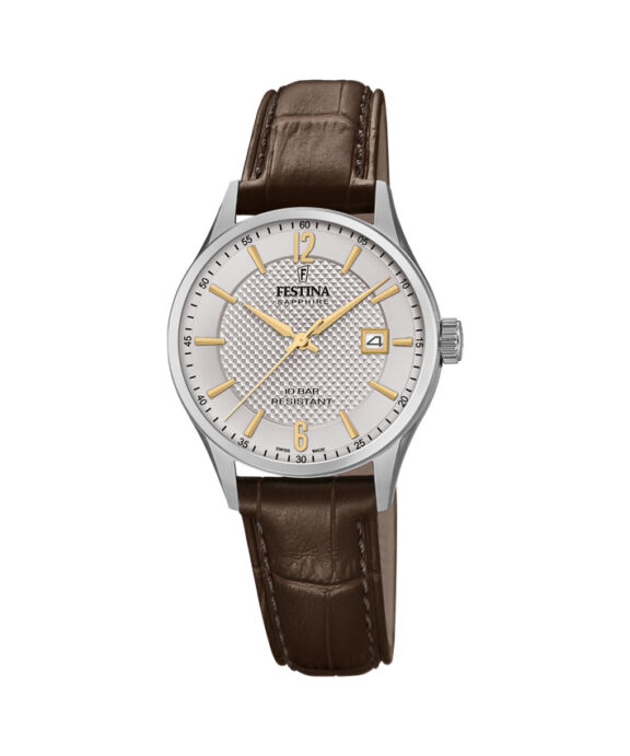 FESTINA DAME DOUBLÉ MED INDEX SWISS MADE - F20009/2