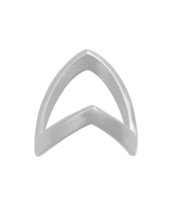 SØLV BISPERING RHODINERET