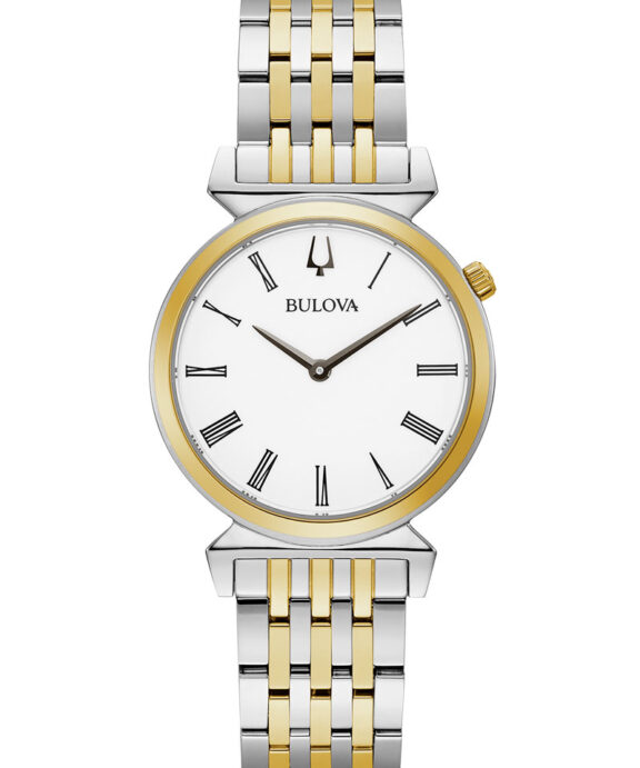 BULOVA CLASSIC REGATTA DAME TOFARVET MED ROMERTAL - 98L264