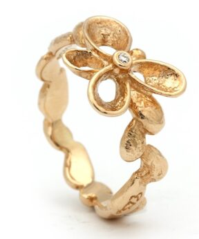 PER BORUP VIOLINA RING 14 KARAT GULD MED BRILLANT - 720RX