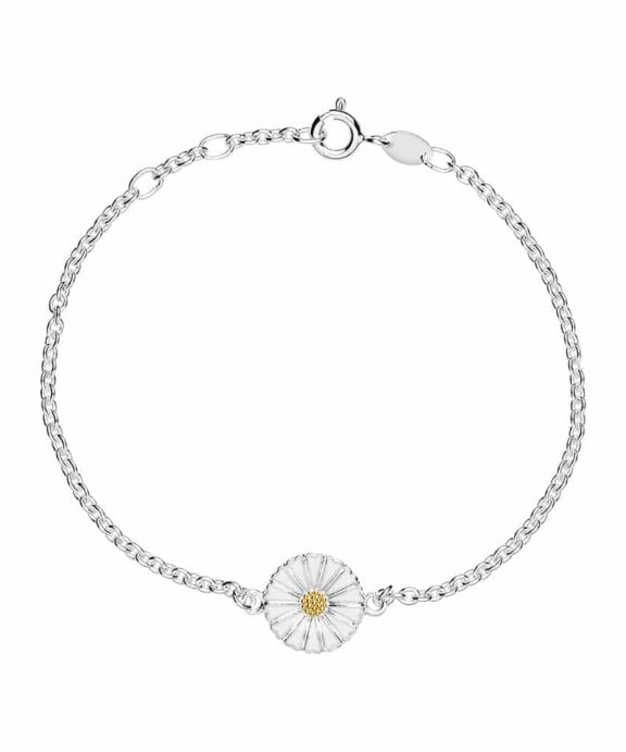 LUND COPENHAGEN SØLV ARMBÅND 11 MM MARGUERIT - 9015019-HM