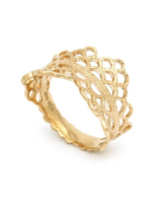 PER BORUP 14 KARAT GULD RING ELLA BRED MODEL - 986R