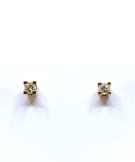 CHRISTOFFERSEN JEWELLERY EVA ØRESTIK I 14 KARAT GULD MED BRILLANT - 3000157