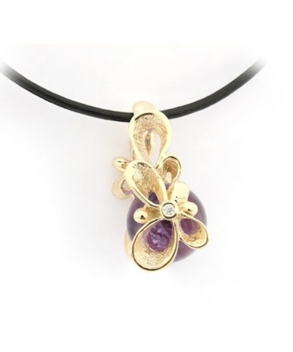 PER BORUP VIOLINA VEDHÆNG 14 KARAT GULD CHANCELING - 923V