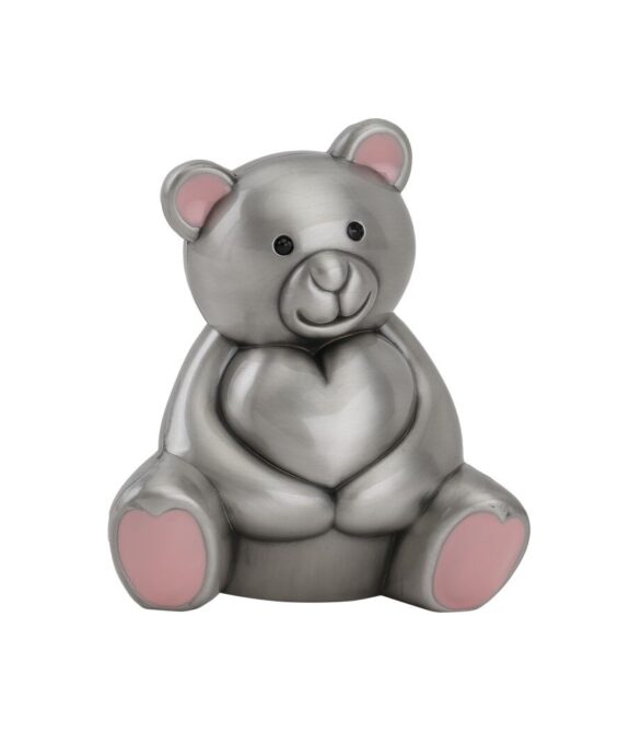 NORDAHL FORTINNET SPAREBØSSE BAMSE LYSERØD ØRE - 152-76288