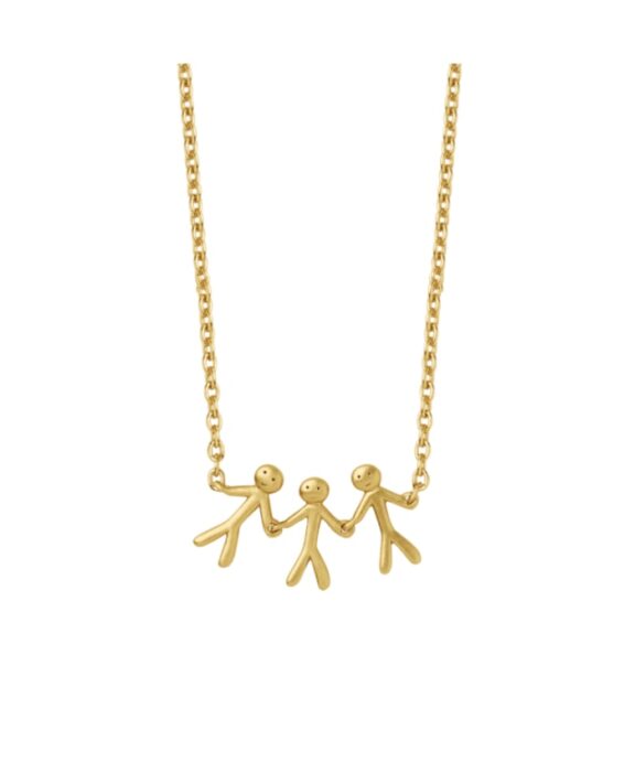 BYBIEHL TOGETHER FAMILY 3 HALSKÆDE FORGYLDT SØLV- 3-2003-GP