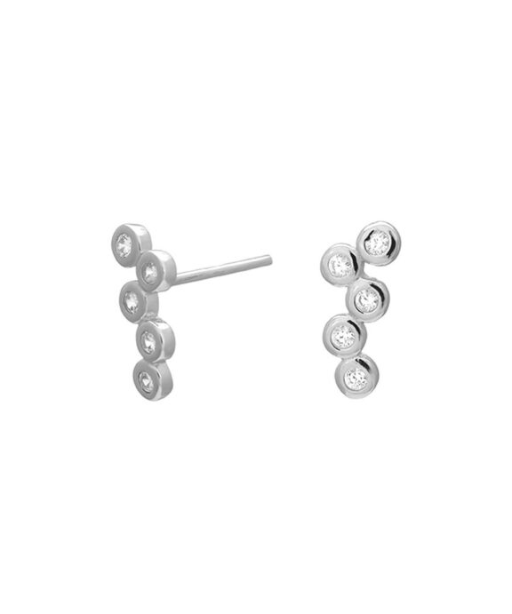 JOANLI NOR ØRESTIK SØLV EVANOR 11 MM MED ZIRKONIA - 30400000900