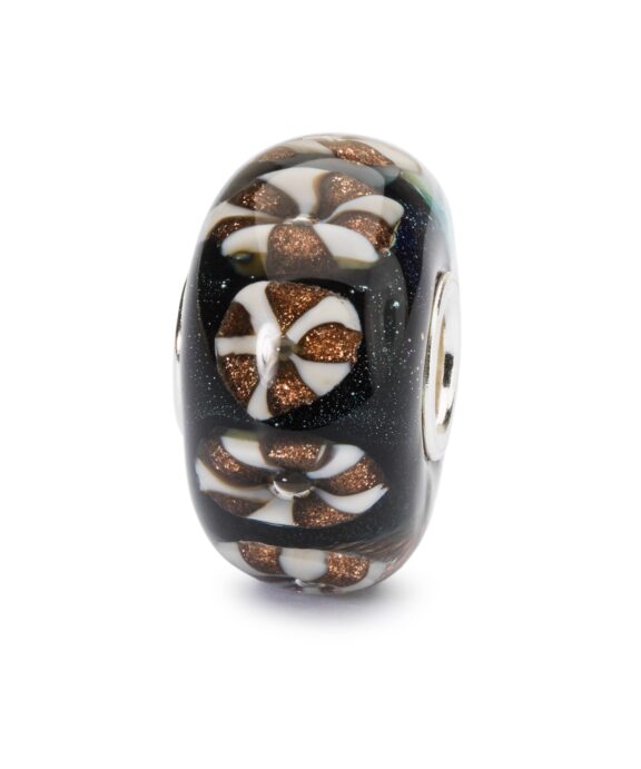 TROLLBEADS 'GYLDNE ORNAMENTER' GLAS KUGLE - TGLBE-20092