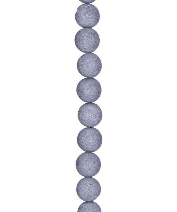 SIERSBØL SHAPE JUICY AGAT GRÅ STENKÆDE 10 MM 45 CM