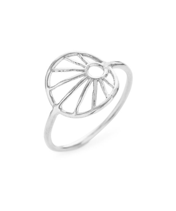 SUSANNE FRIIS BJØRNER RING SØLV MED TRÅDMØNSTER - 1695-1