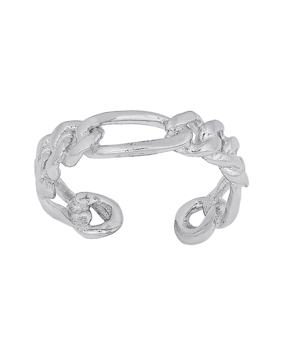 NORDAHL RHODINERET SØLV TÅ RING BEACH52