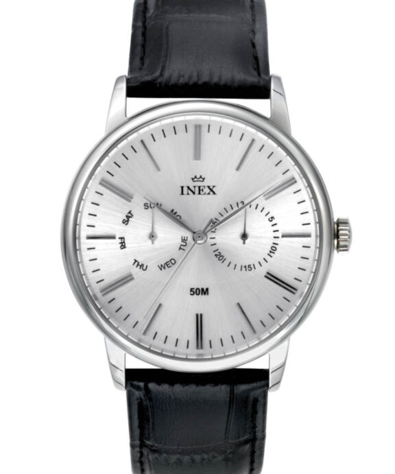 INEX HERRE UR DAG DATO MED SORT LÆDER REM