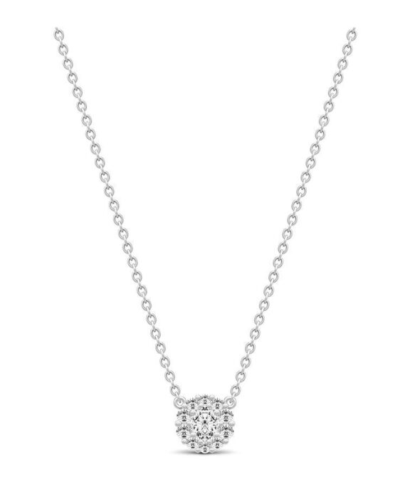 IZABEL CAMILLE GLAMOUR NECKLACE RHODIUM MED ZIRKONER - NL419RHCZ