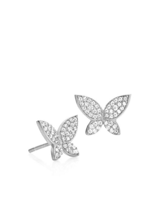 IZABEL CAMILLE ØRERINGE SØLV SOMMERFUGL