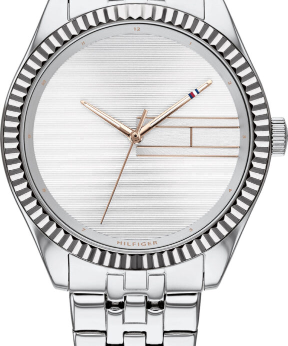 TOMMY HILFIGER DAME UR STÅL MED LÆNKE - 1782080