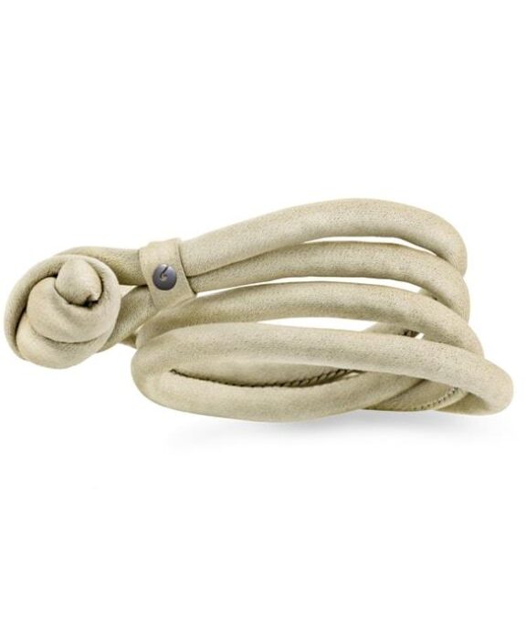 OLE LYNGGAARD A2540-001 SWEET DROP ARMBÅND SILKE BEIGE