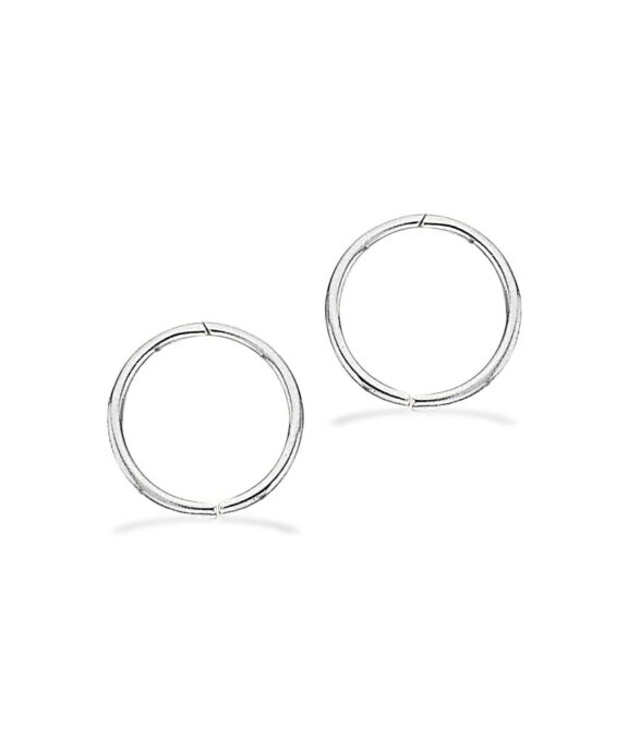 SCROUPLES SØLV CREOL 12 MM MED KLIK - 193432