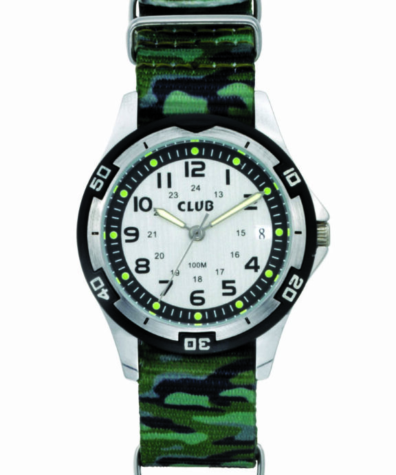 INEX CLUB UR BØRNE GRØN NATO REM 100 METER VANDTÆT - A65175S4A