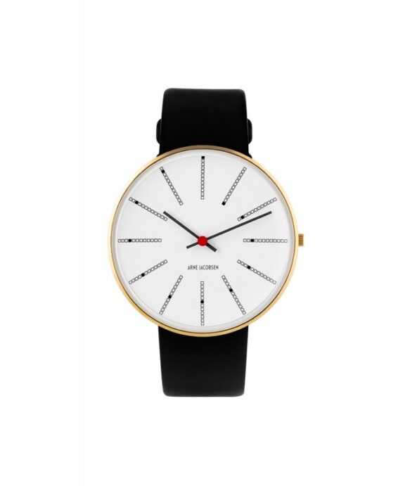 ARNE JACOBSEN BANKERS STÅL DOUBLE 40MM HVID SKIVE