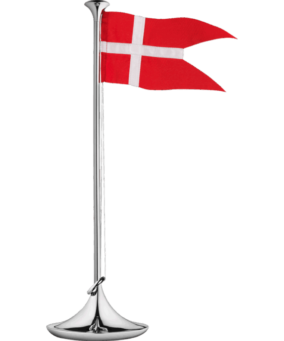 GEORG JENSEN FLAG MED DANSK FLAG HØJDE 39 CM - 3580030