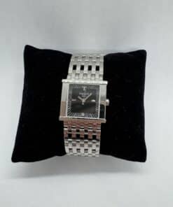 TISSOT DAME UR STÅL SORT SKIVE MED LÆNKE